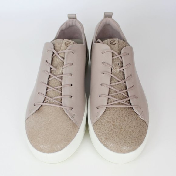 NEW ECCO Soft 8 Comfort Leather Sneaker - Picture 4 of 16